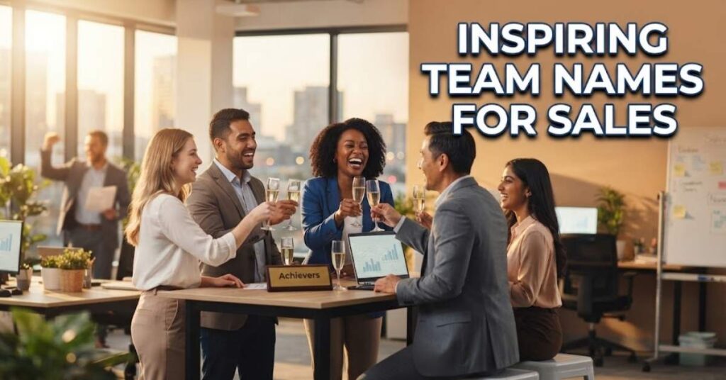 Inspiring Team Names for Sales