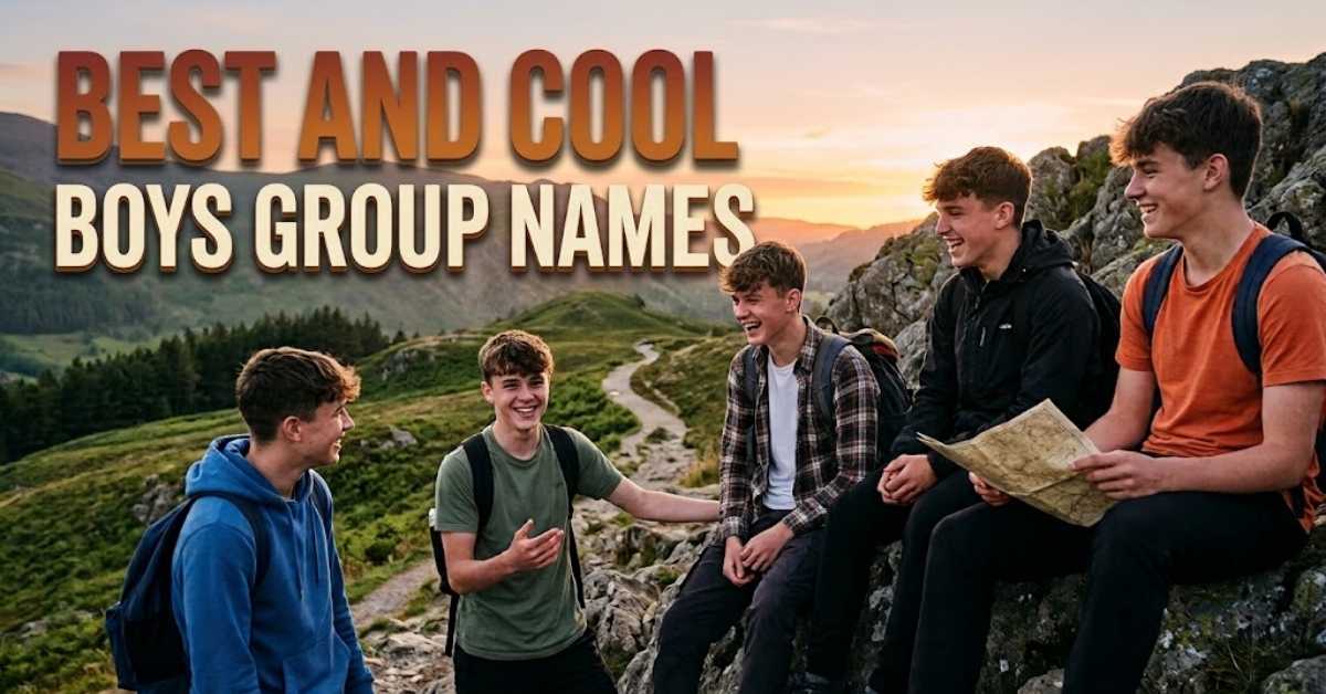 Best and Cool Boys Group Names