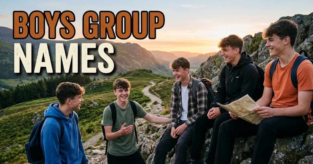 Boys Group Names