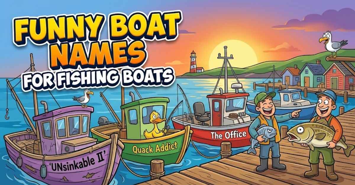 Funny Boat Names for Fishing Boats