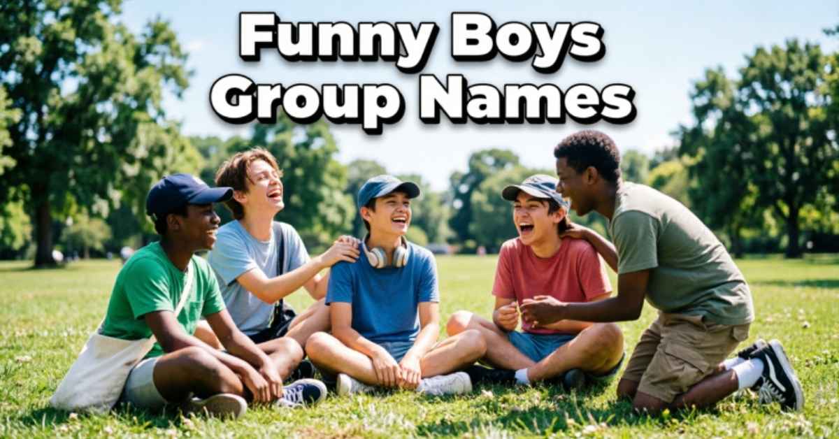 Funny Boys Group Names