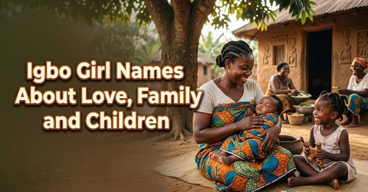 Igbo Girl Names About Love, Family and Children