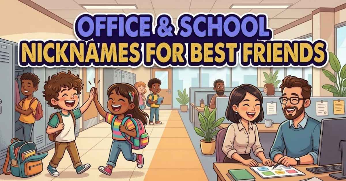 Office & School Nicknames for Best Friends