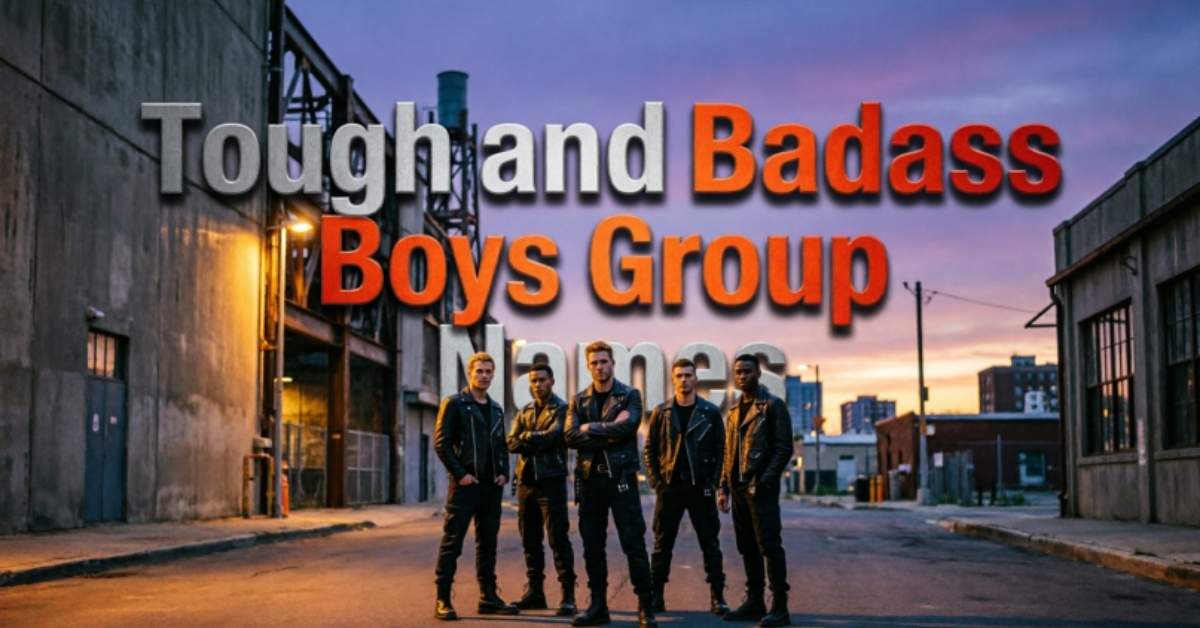 Tough and Badass Boys Group Names